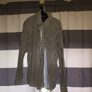 American eagle button shirt.